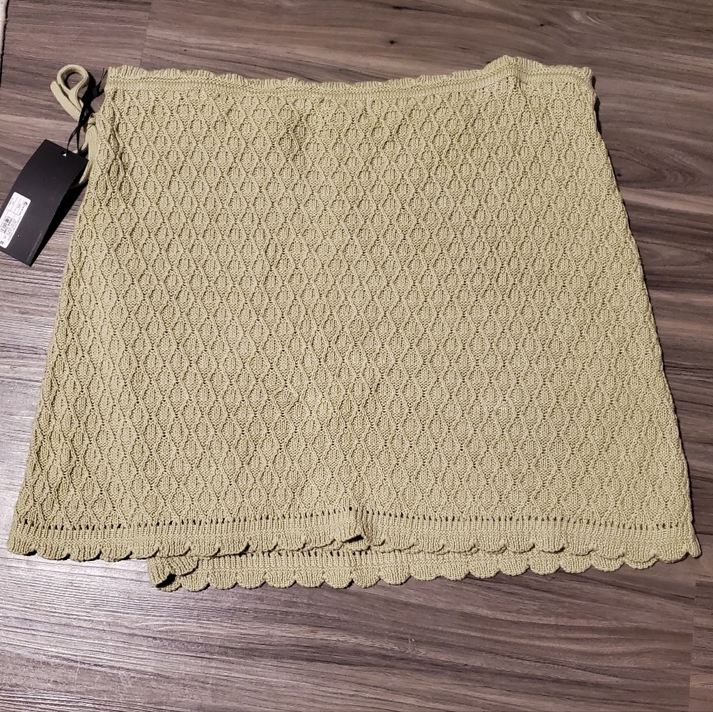 Sweater Wrap Mini Skirt Future Collective - Picture 4 of 13